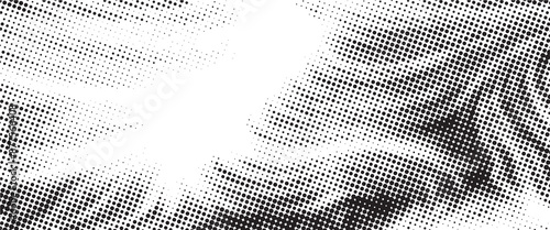 Bild auf Leinwand Spotted black and white grunge vector line background