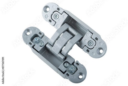 Foto New modern metal door hinge
