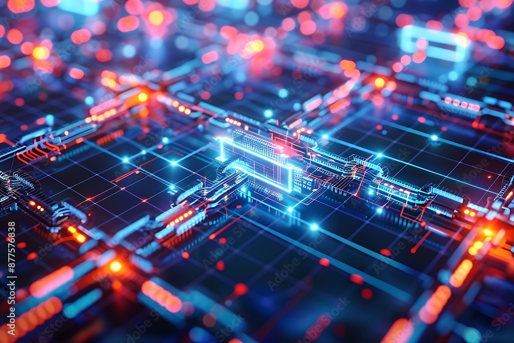 A blockchain network visualized as a glowing, interconnected web A blockchain network visualized as a glowing, interconnected web