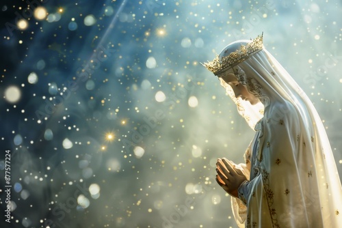 An apparition of the holy Virgin Mary.