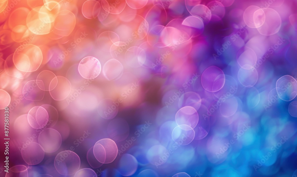 Blurred bokeh lights. AI. Blurred bokeh lights. AI.