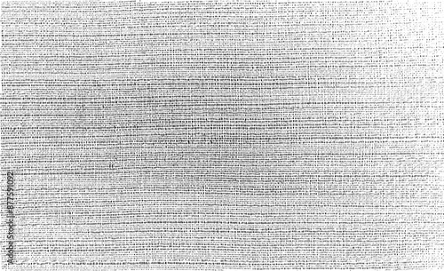 Monochrome texture composed of irregular graphic Vector fabric texture. Distressed texture of weaving fabric. Grunge background. Abstract halftone vector illustration. Overlay to create interesting ef