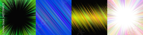 Abstract backgrounds with gradient stripes