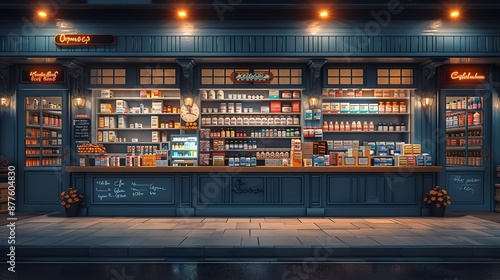 Drugstore  illustration © Pters
