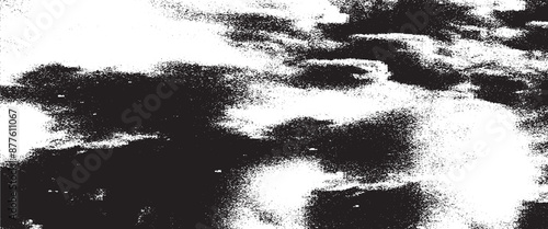 Rough black and white texture vector. Distressed overlay texture. Grunge background. Abstract textured effect.