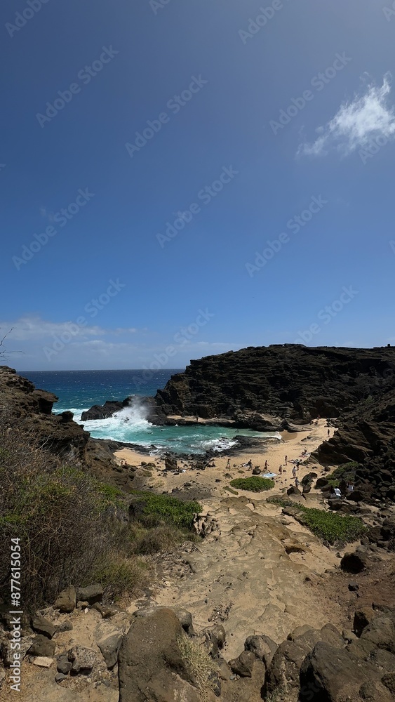 Hawaii Oahu Beach Cockroach Cove Hawaii Oahu Beach Cockroach Cove