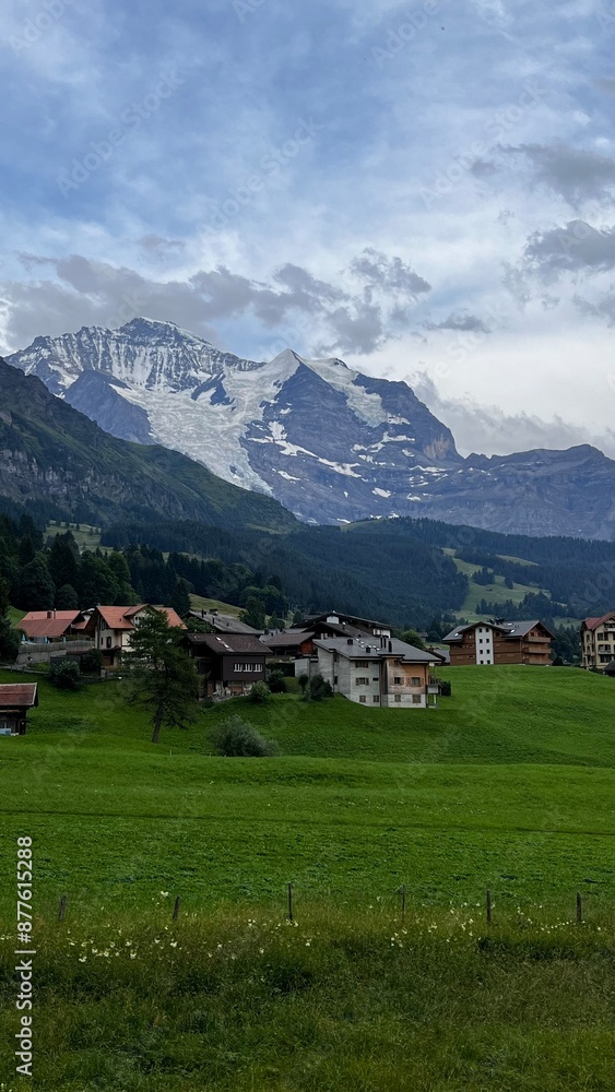 swiss mountain village swiss mountain village