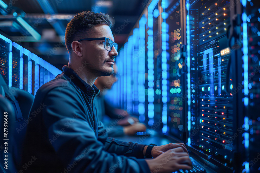 Tech-savvy Programmer at Data Center: Mastering Computers in Office Environment Tech-savvy Programmer at Data Center: Mastering Computers in Office Environment