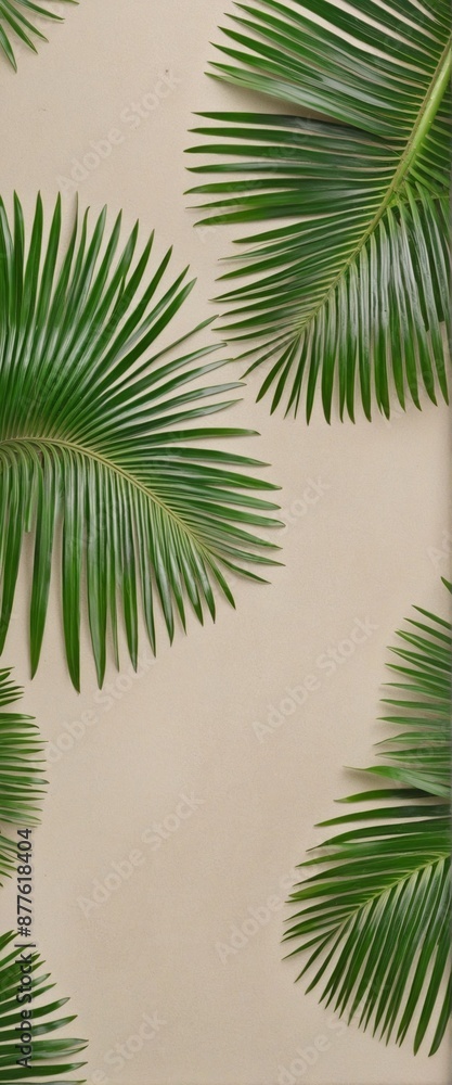 Bird's eye view of palm tree silhouette in nature landscape Bird's eye view of palm tree silhouette in nature landscape