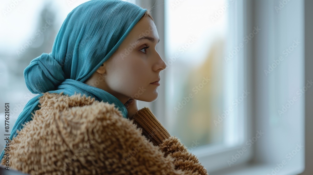 The pensive woman by window The pensive woman by window