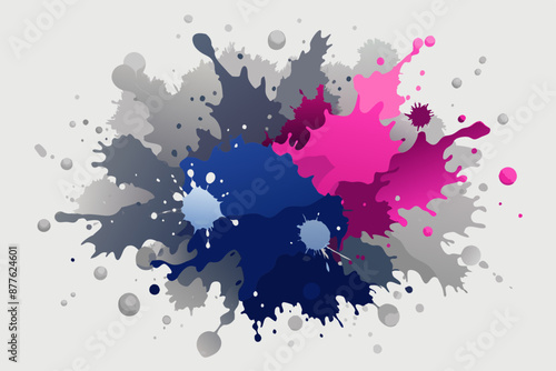 Colorful Artistic Watercolor Splash Design
