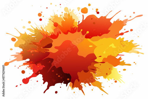 Colorful Artistic Watercolor Splash Design
