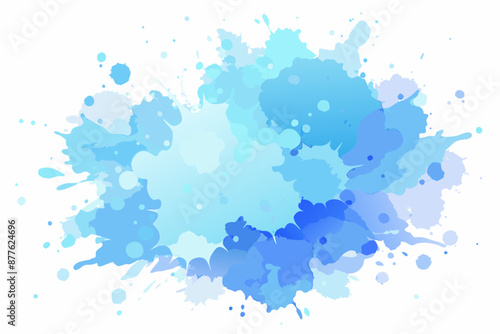 Colorful Artistic Watercolor Splash Design

