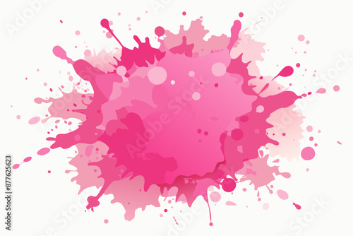 Colorful Artistic Watercolor Splash Design
