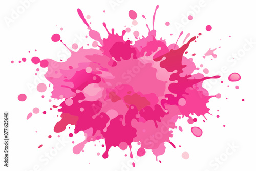 Colorful Artistic Watercolor Splash Design
