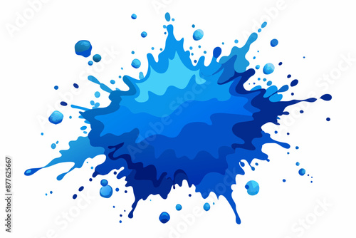 Colorful Artistic Watercolor Splash Design
