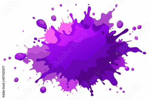Colorful Artistic Watercolor Splash Design
