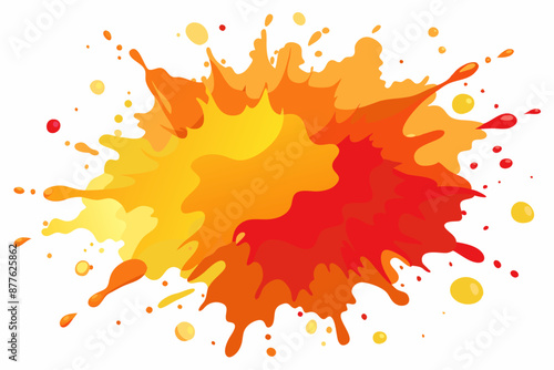 Colorful Artistic Watercolor Splash Design
