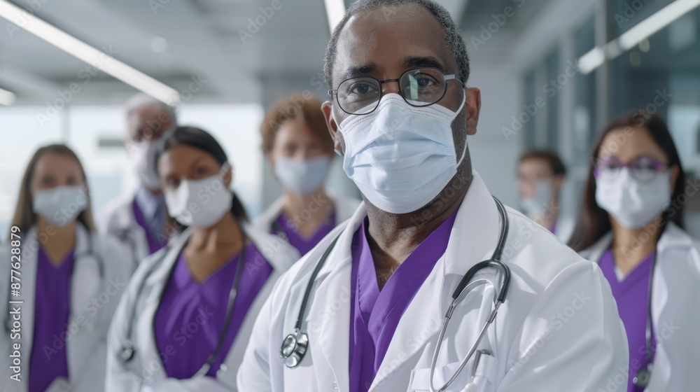 The team of masked doctors The team of masked doctors