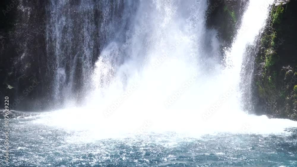 Waterfalls Nature Power on Display Burney Falls Shasta California USA Waterfalls Nature Power on Display Burney Falls Shasta California USA
