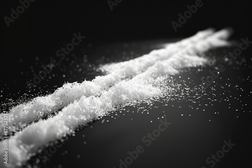 A close-up shot of white granulated sugar in a bowl © Fotograf
