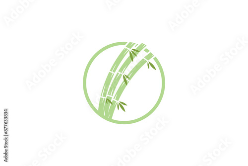 bamboo design with creative concept