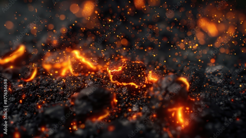 The Glowing Lava Rocks The Glowing Lava Rocks