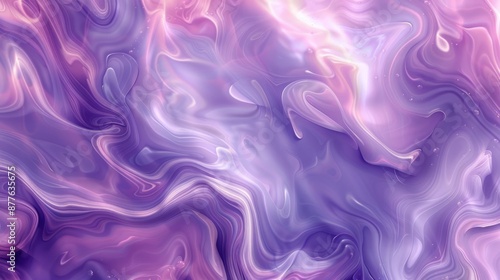 Abstract Purple and White Swirls