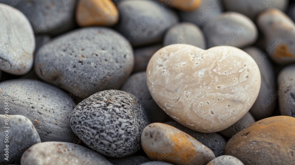 The heart-shaped pebble The heart-shaped pebble