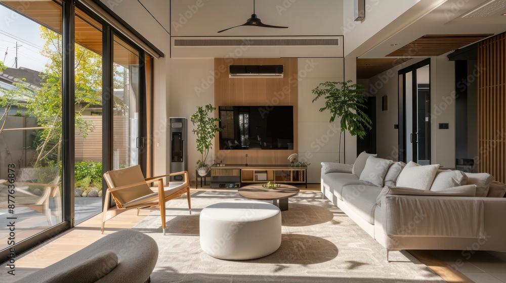 contemporary suburban home with a focus on indoor air quality, featuring an advanced air purification system and plenty of natural ventilation contemporary suburban home with a focus on indoor air quality, featuring an advanced air purification system and plenty of natural ventilation