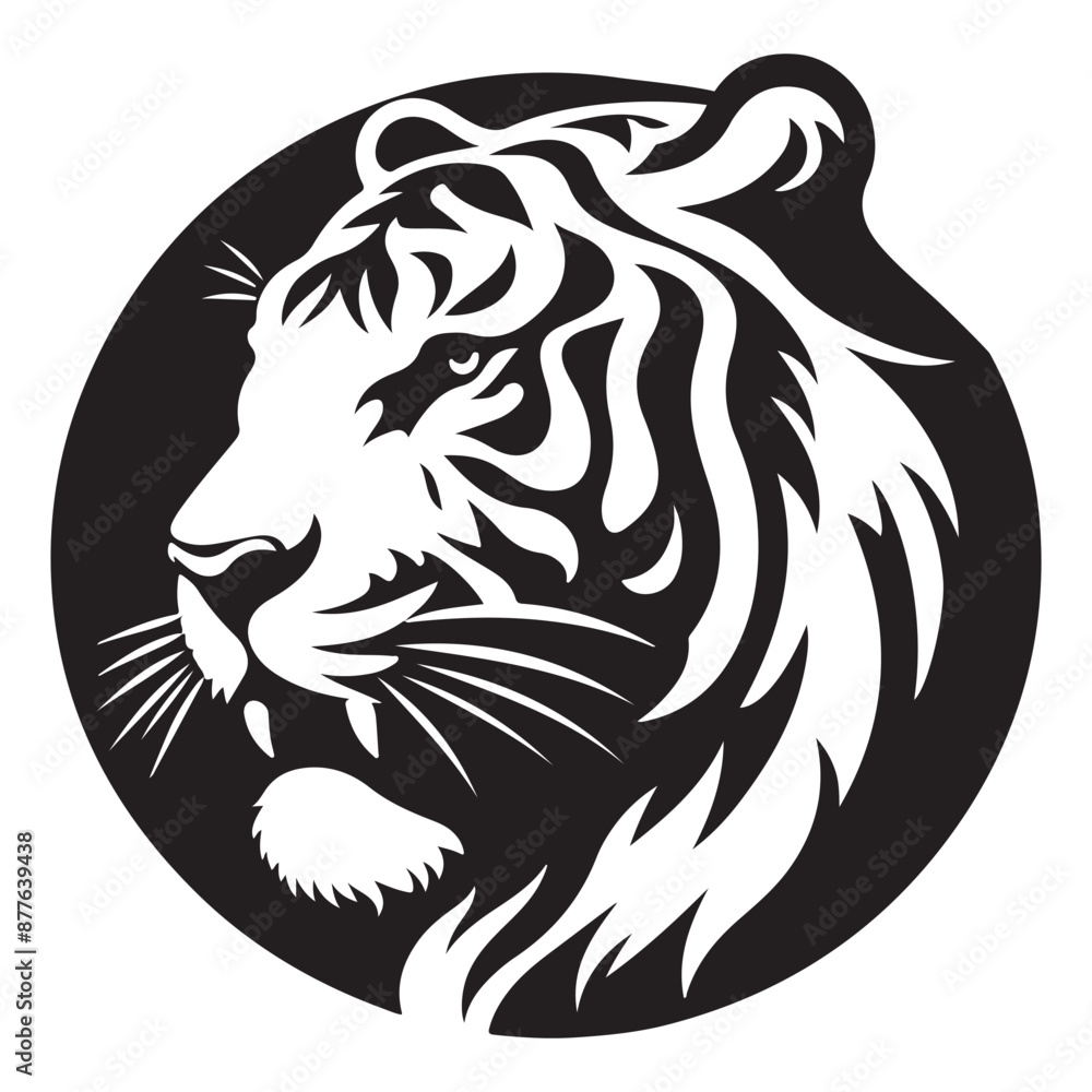 Tiger Head vector for logo design Tiger Head vector for logo design