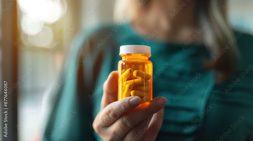 The Medication Bottle in Hand The Medication Bottle in Hand