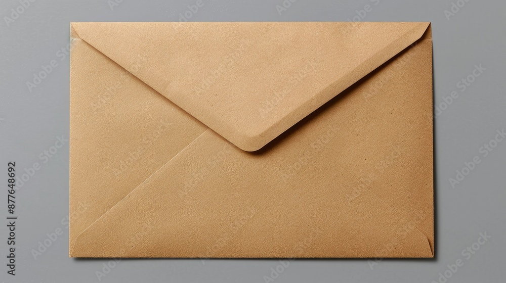 Standard brown envelope made from eco friendly material with classic design Standard brown envelope made from eco friendly material with classic design