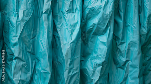 Wallpaper Mural turquoise blue plastic wrap texture, soft plastic Torontodigital.ca