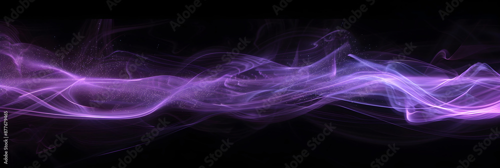 Fototapeta premium Dynamic Coloured Streak on Dark Background