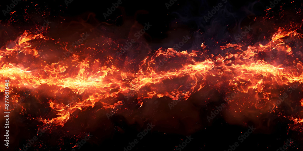 fire in the fireplace, ai generated. fire in the fireplace, ai generated.