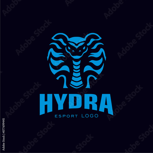 Hydra emblem logo design inspiration, illustration for e-sport team