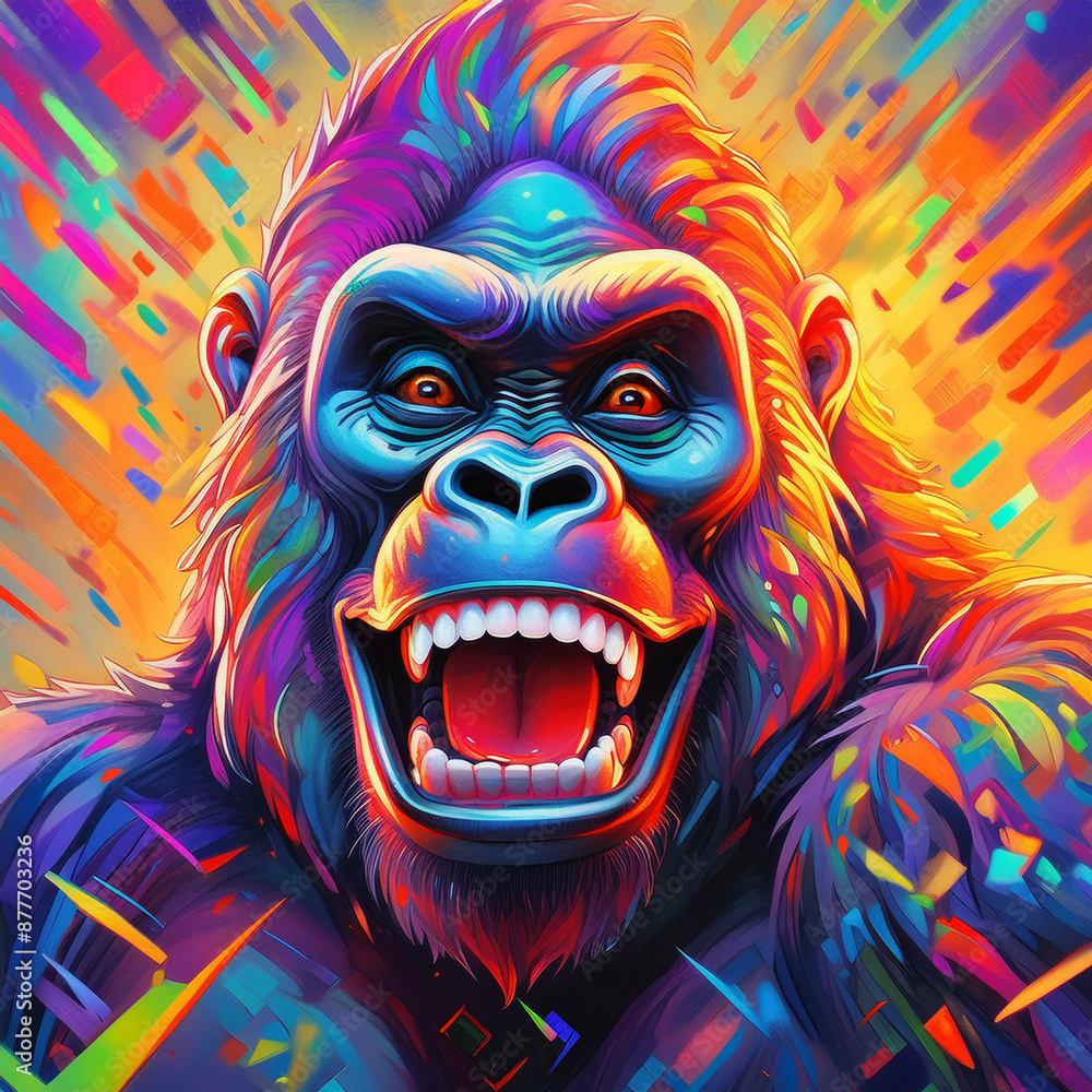 One Gorilla smiling One Gorilla smiling