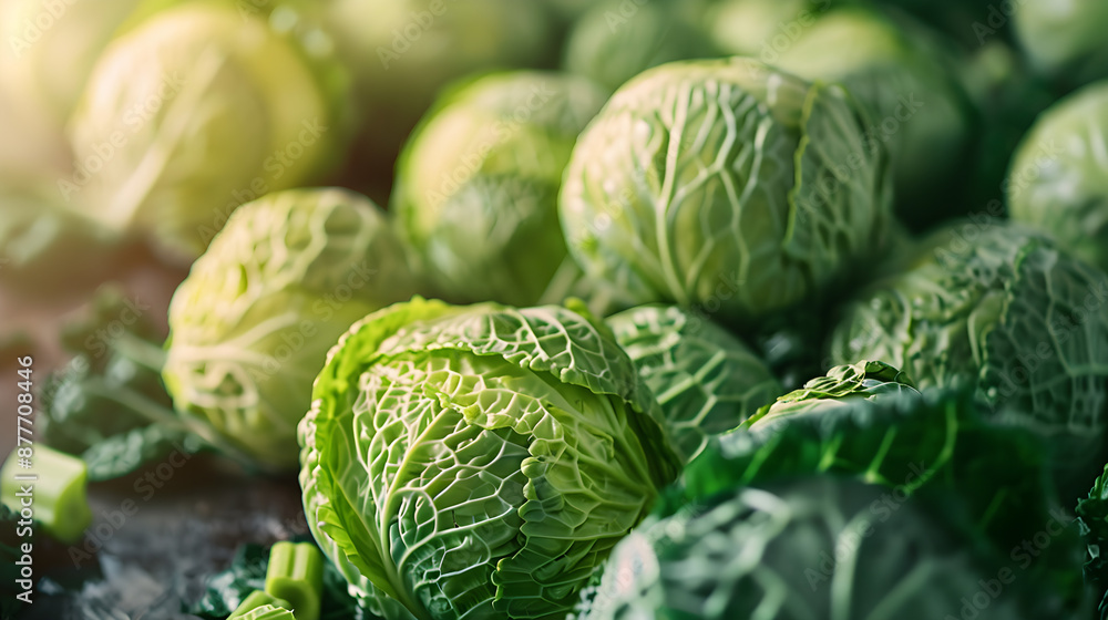 Fototapeta premium close up of cabbage
