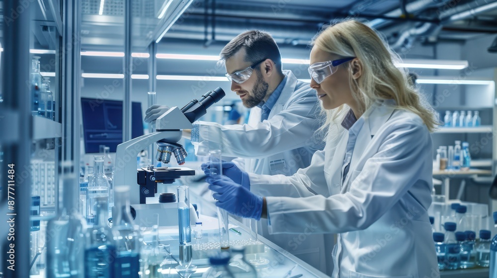 The Scientists in Laboratory The Scientists in Laboratory