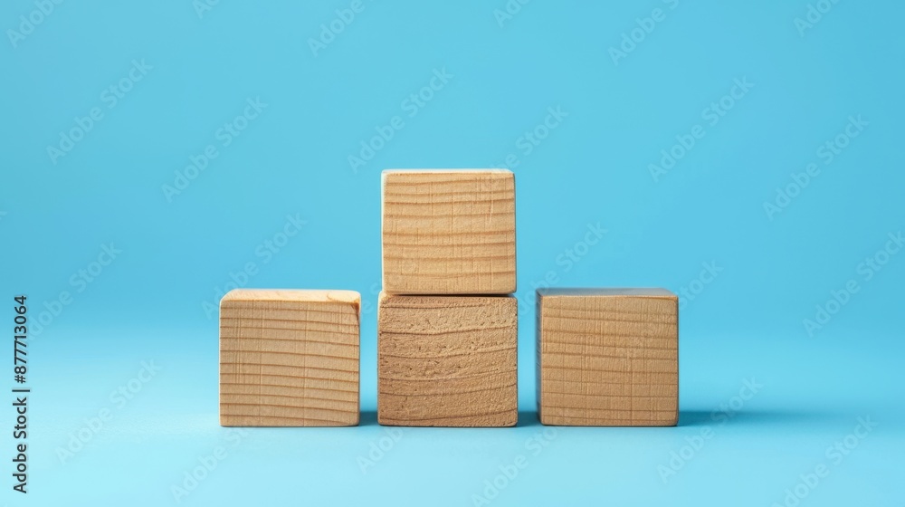 The Wooden Cubes Arrangement The Wooden Cubes Arrangement