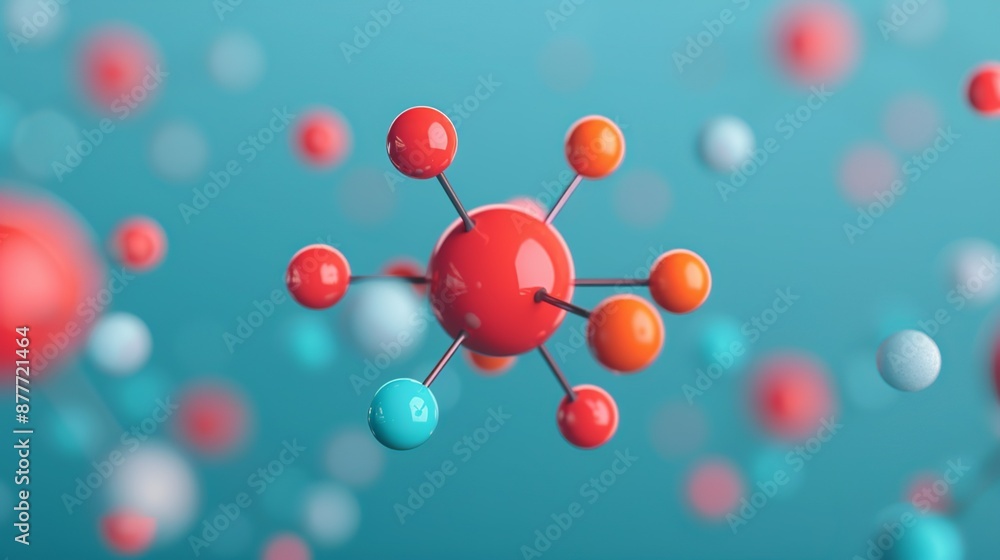 Localization phenomenon where quantum particles confine to small regions, studied in quantum mechanics and solid-state physics. Background Illustration, Bright color tones, , Minimalism, Localization phenomenon where quantum particles confine to small regions, studied in quantum mechanics and solid-state physics. Background Illustration, Bright color tones, , Minimalism,