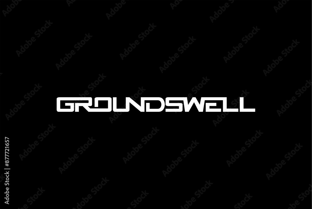 Obraz premium grounds well political logo design vector image editable