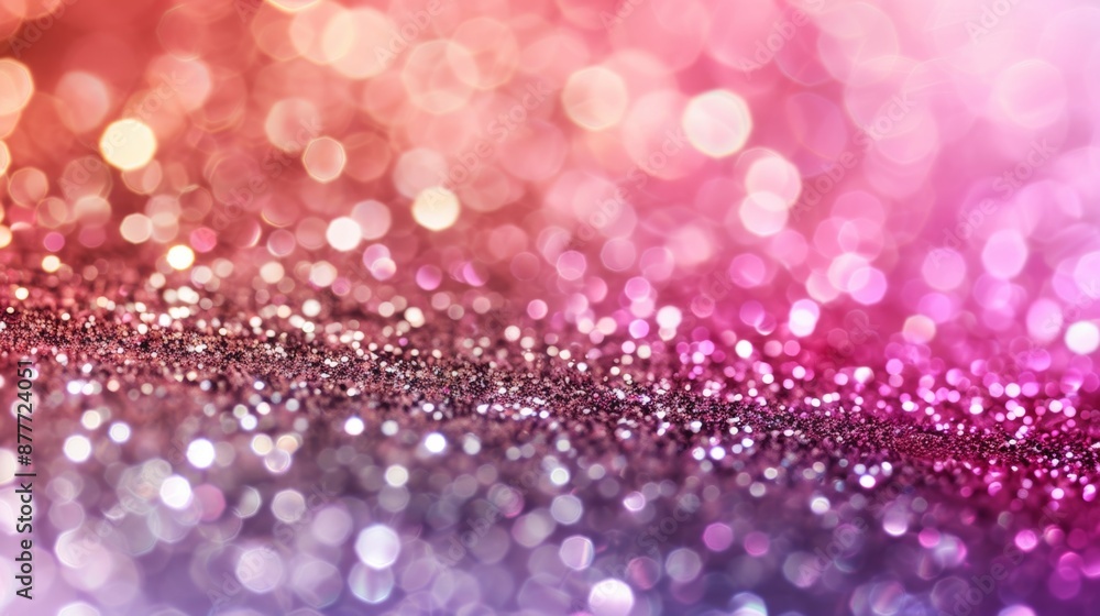 A pink and purple background with glittery dots, glitter backdrop A pink and purple background with glittery dots, glitter backdrop