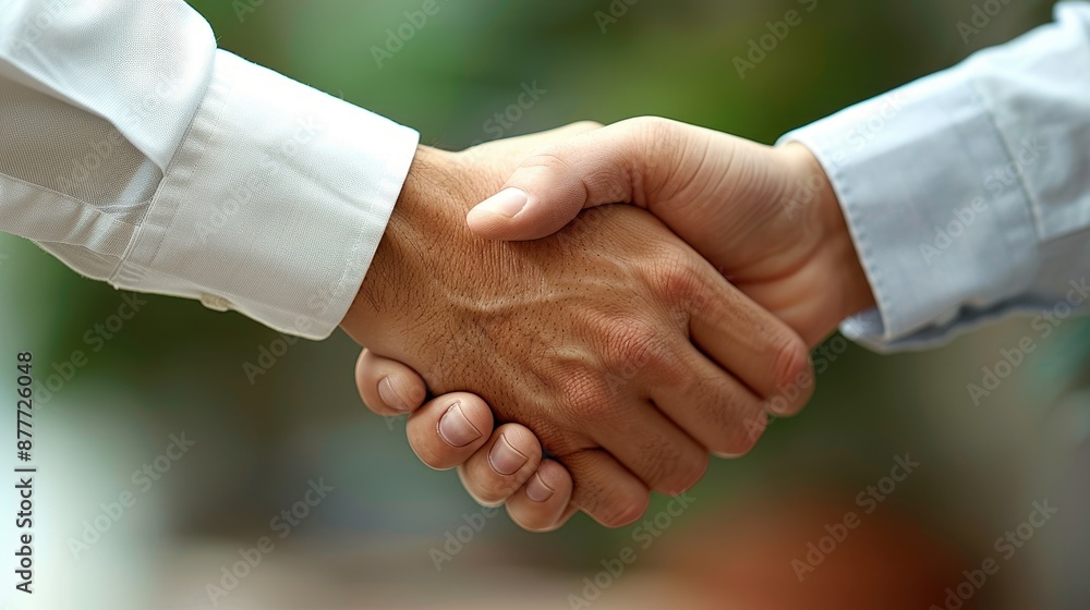Two people shaking hands Two people shaking hands