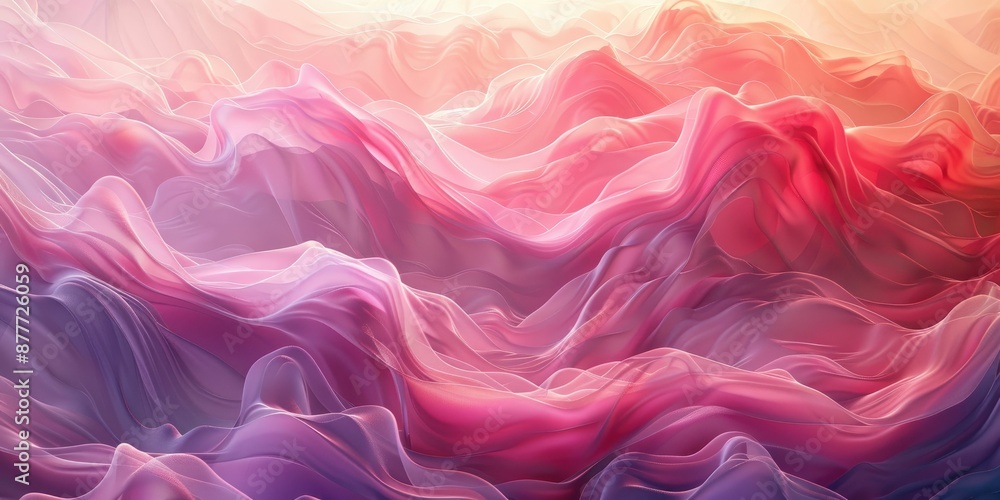 Fototapeta premium Abstract Flowing Landscape