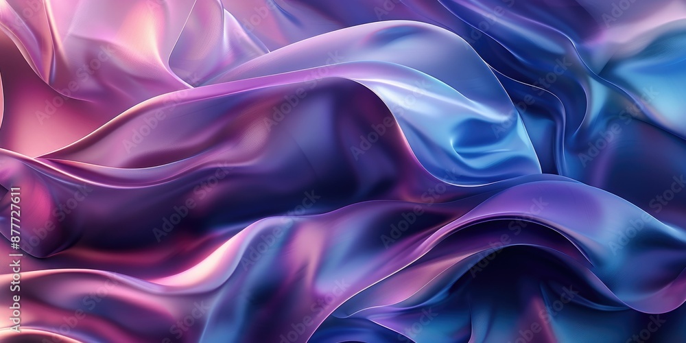Obraz premium Abstract Flowing Fabric