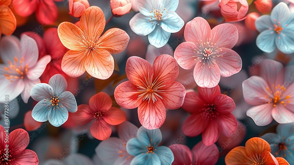 custom made wallpaper toronto digitalSpring blossoms in a variety of pastel hues bring the freshness and beauty of spring to any project ideal for seasonal backgrounds and floral-themed illustrations Background Illustration, Bright