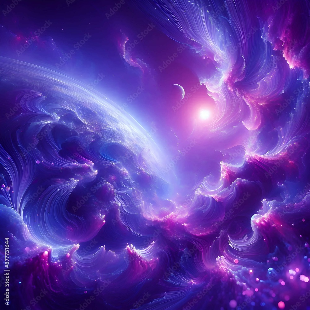 Obraz premium background with stars