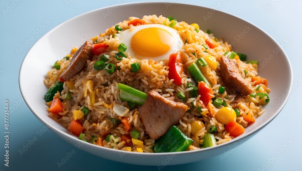 Fried Rice - Rice stir-fried with vegetables, eggs, and choice of meat. Fried Rice - Rice stir-fried with vegetables, eggs, and choice of meat.
